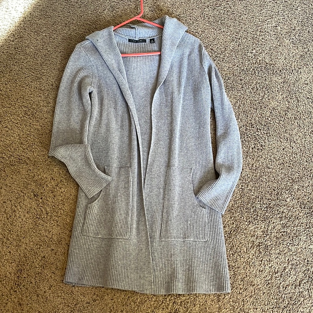 Hooded cardigan